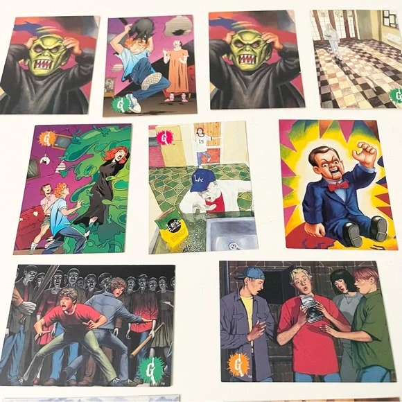 Vintage 1996 Topps Goosebumps Trading Cards Lot - R.L. Stine 90s - Picture 4 of 14